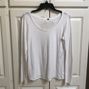 Pure+Good long sleeve white tee